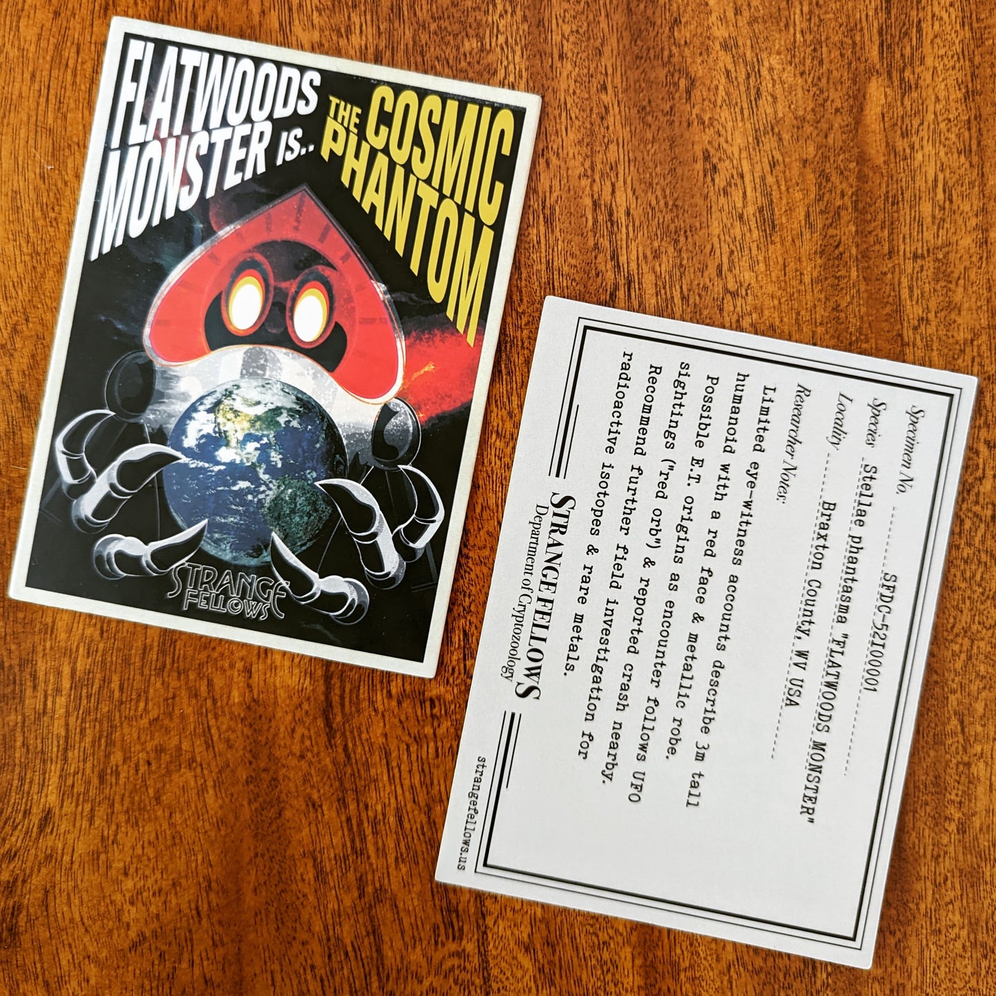 Flatwoods Monster cryptid plushie from classic American folklore and cryptozoology