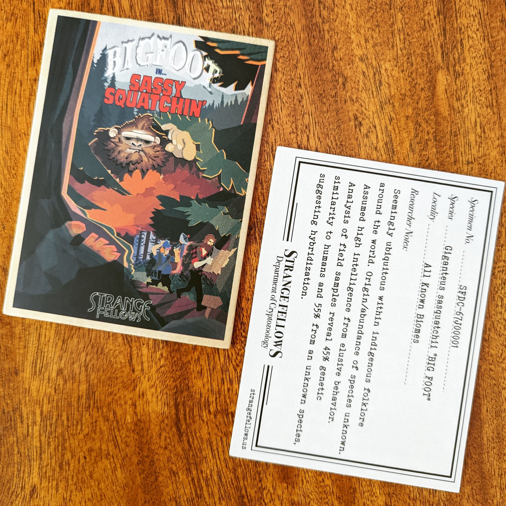 Bigfoot cryptid plushie from classic American folklore and cryptozoology