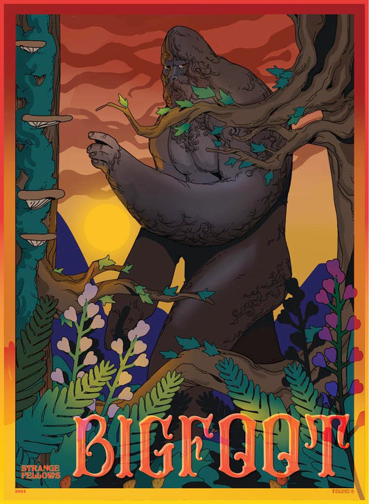 Artist Series: "Bigfoot" Cryptid Poster by Ryan Pallett