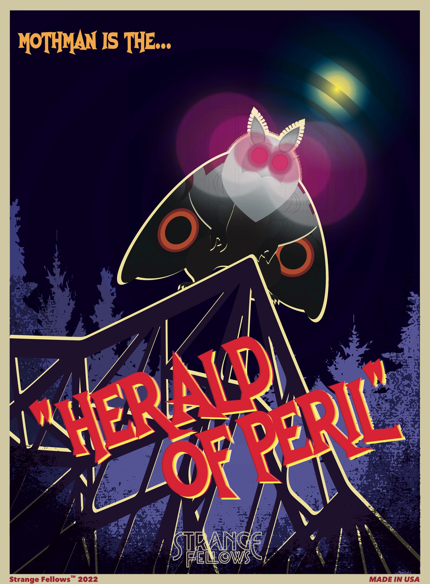 Mothman "HERALD OF PERIL" - Movie Poster