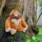 Bigfoot cryptid plushie from classic American folklore and cryptozoology